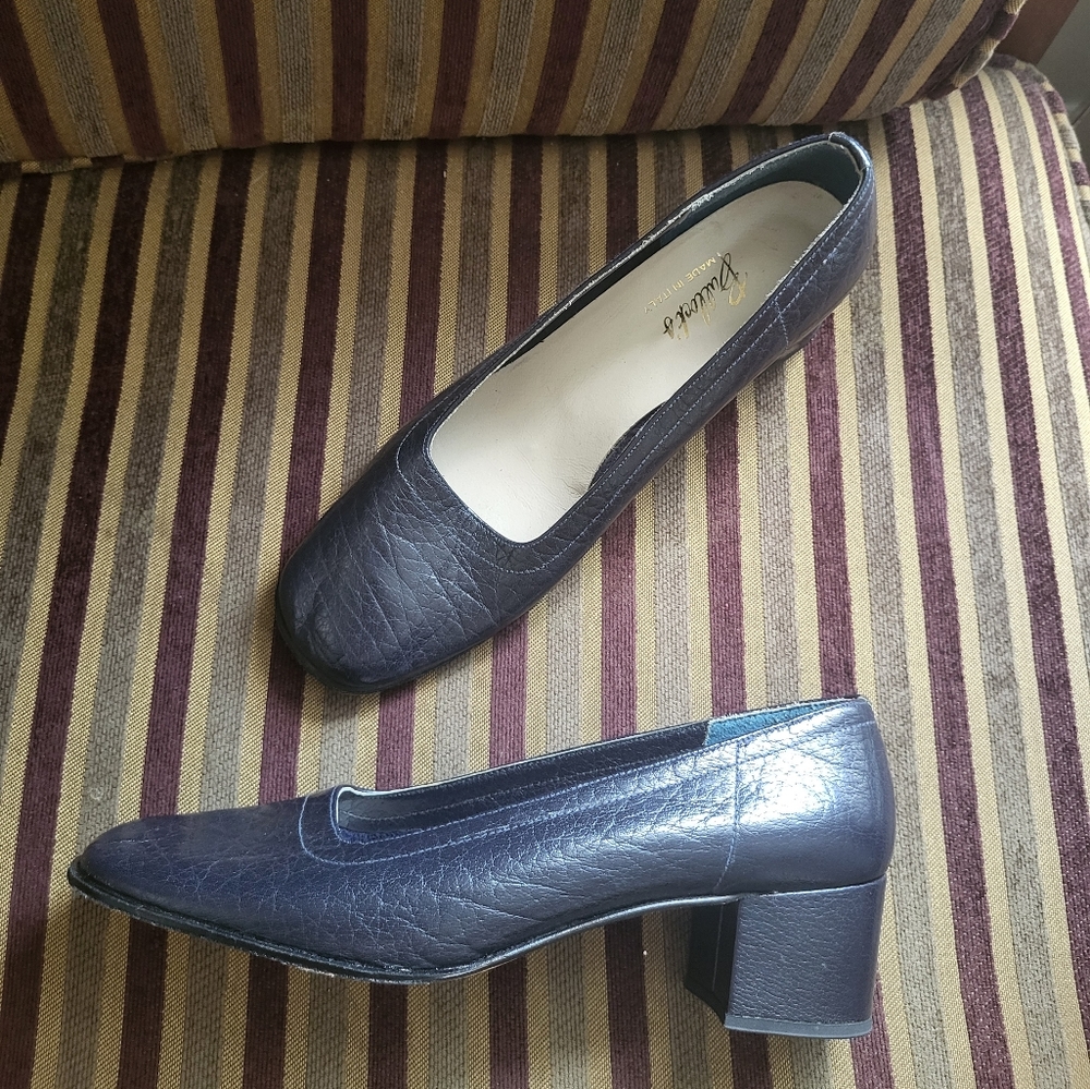 Vintage Leather Bullock's Block Heels